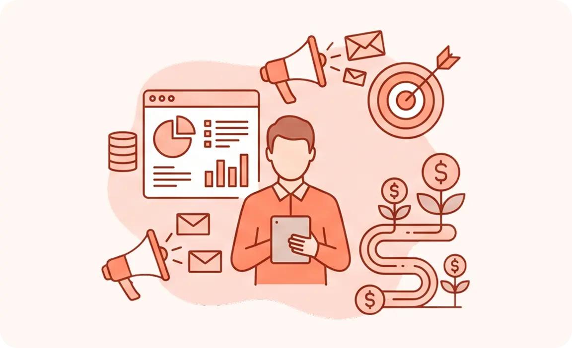 Illustration for business marketing collection
