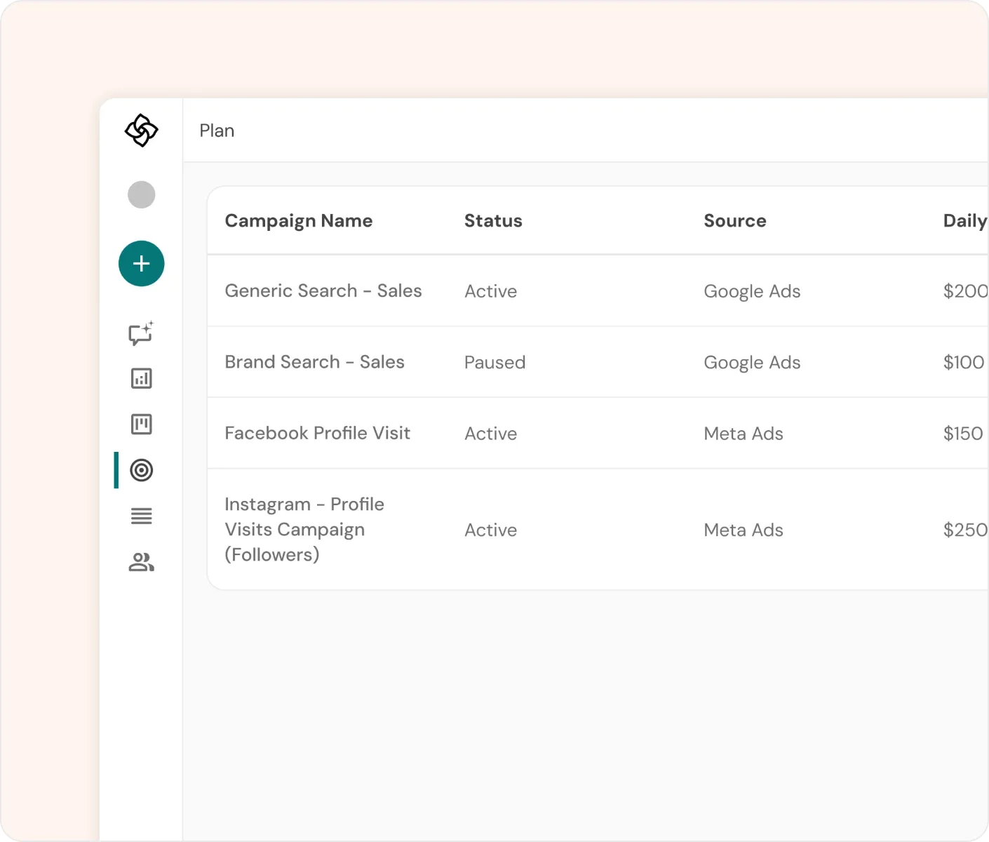 SproutMe Plan - marketing strategy planning